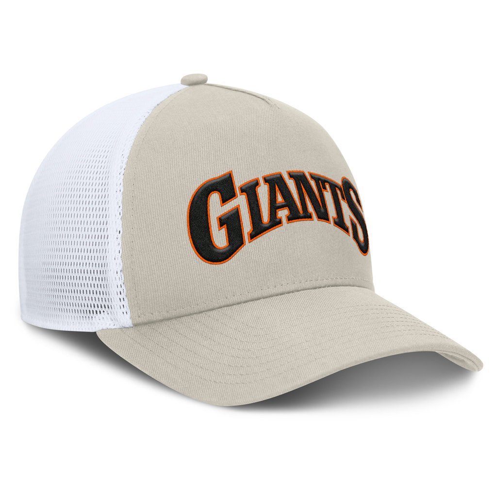 San Francisco Giants Fanatics Heritage Light Khaki A-Frame Adjustable Hat - Khaki
