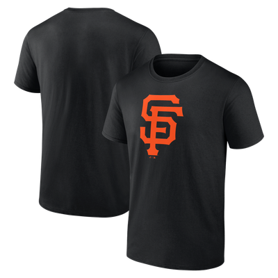 San Francisco Giants Logo Athletic Official Logo T-Shirt - Black