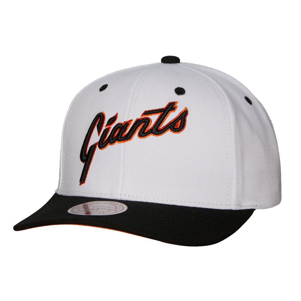 San Francisco Giants Mitchell & Ness Cooperstown Collection Pro Crown Snapback Hat - White