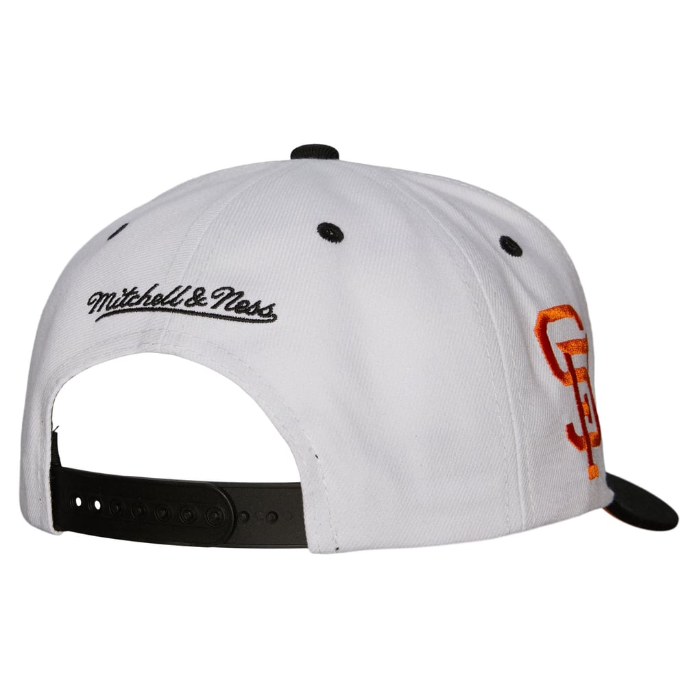 San Francisco Giants Mitchell & Ness Cooperstown Collection Pro Crown Snapback Hat - White