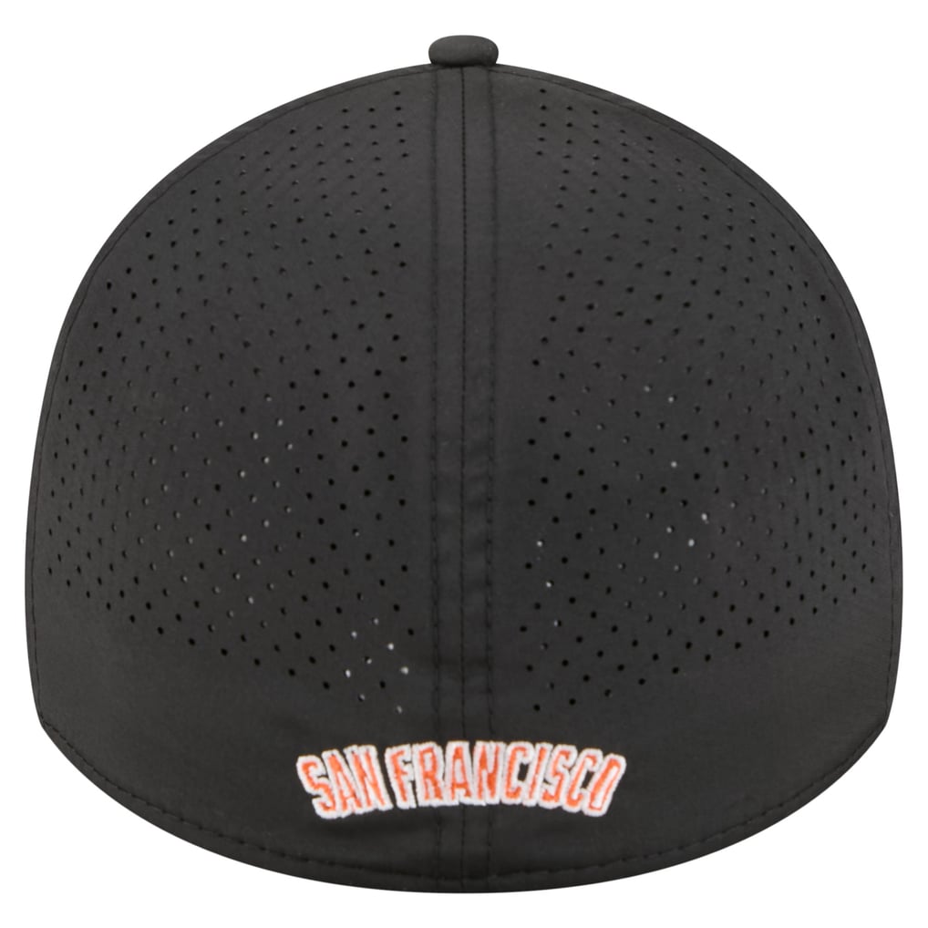  San Francisco Giants New Era 39THIRTY A-Frame Perforated Flex Hat - Black