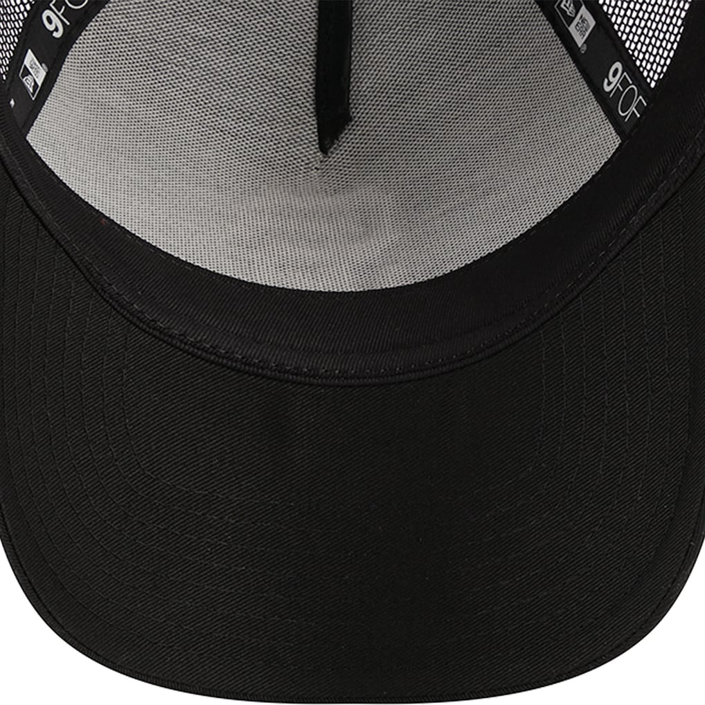 San Francisco Giants New Era A-Frame 9FORTY Trucker Adjustable Hat - Black