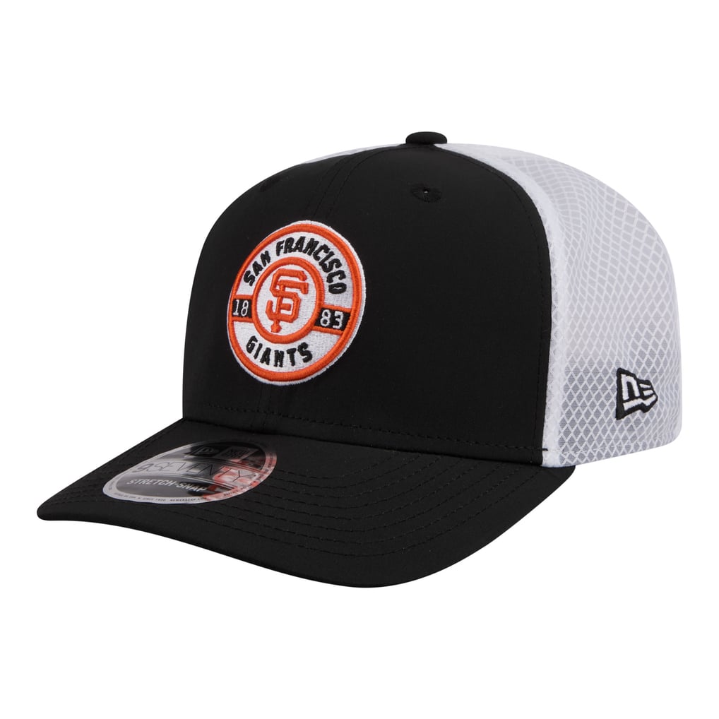  San Francisco Giants New Era Active 9SEVENTY Adjustable Trucker Hat - Black