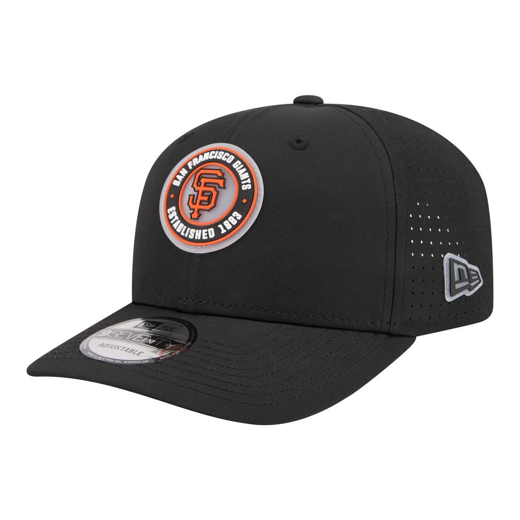  San Francisco Giants New Era Circle 9SEVENTY Adjustable Hat - Black