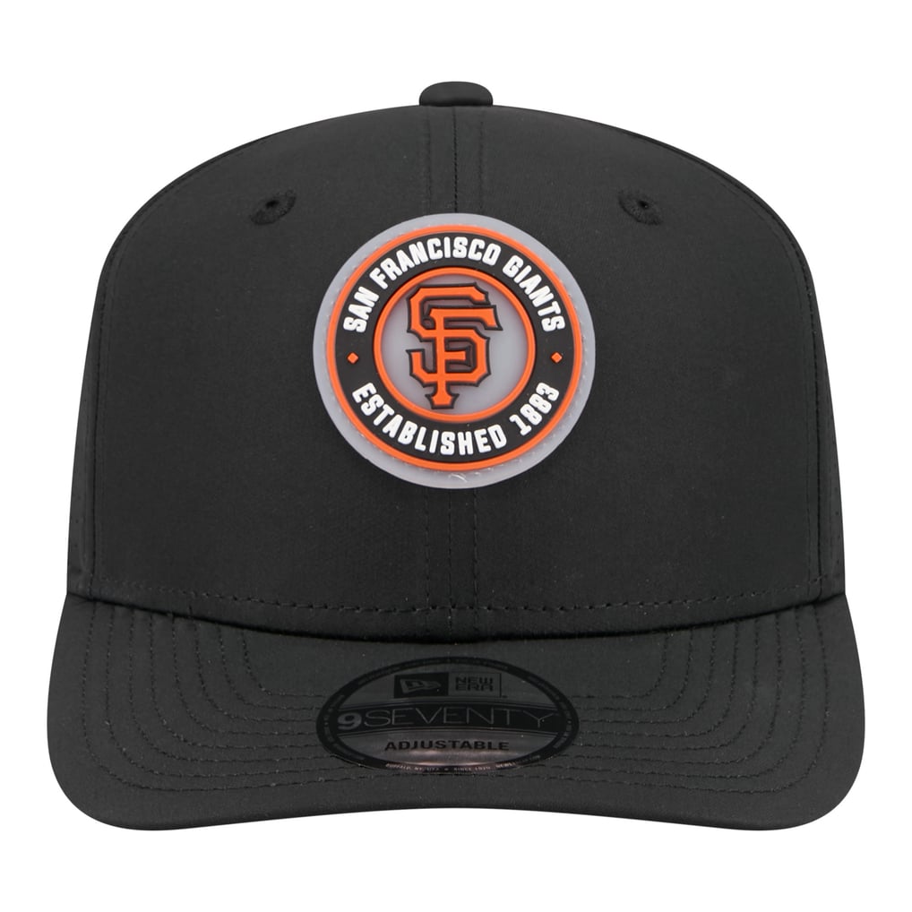  San Francisco Giants New Era Circle 9SEVENTY Adjustable Hat - Black