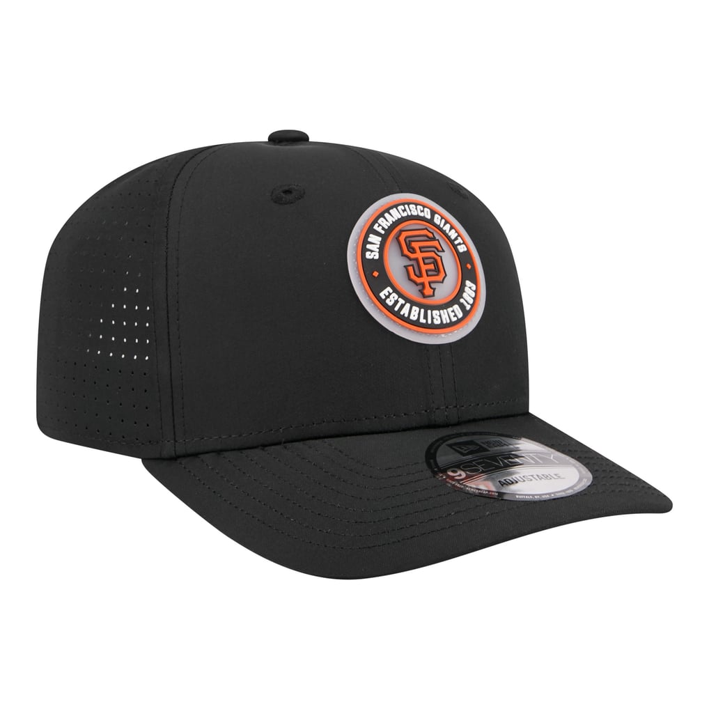  San Francisco Giants New Era Circle 9SEVENTY Adjustable Hat - Black