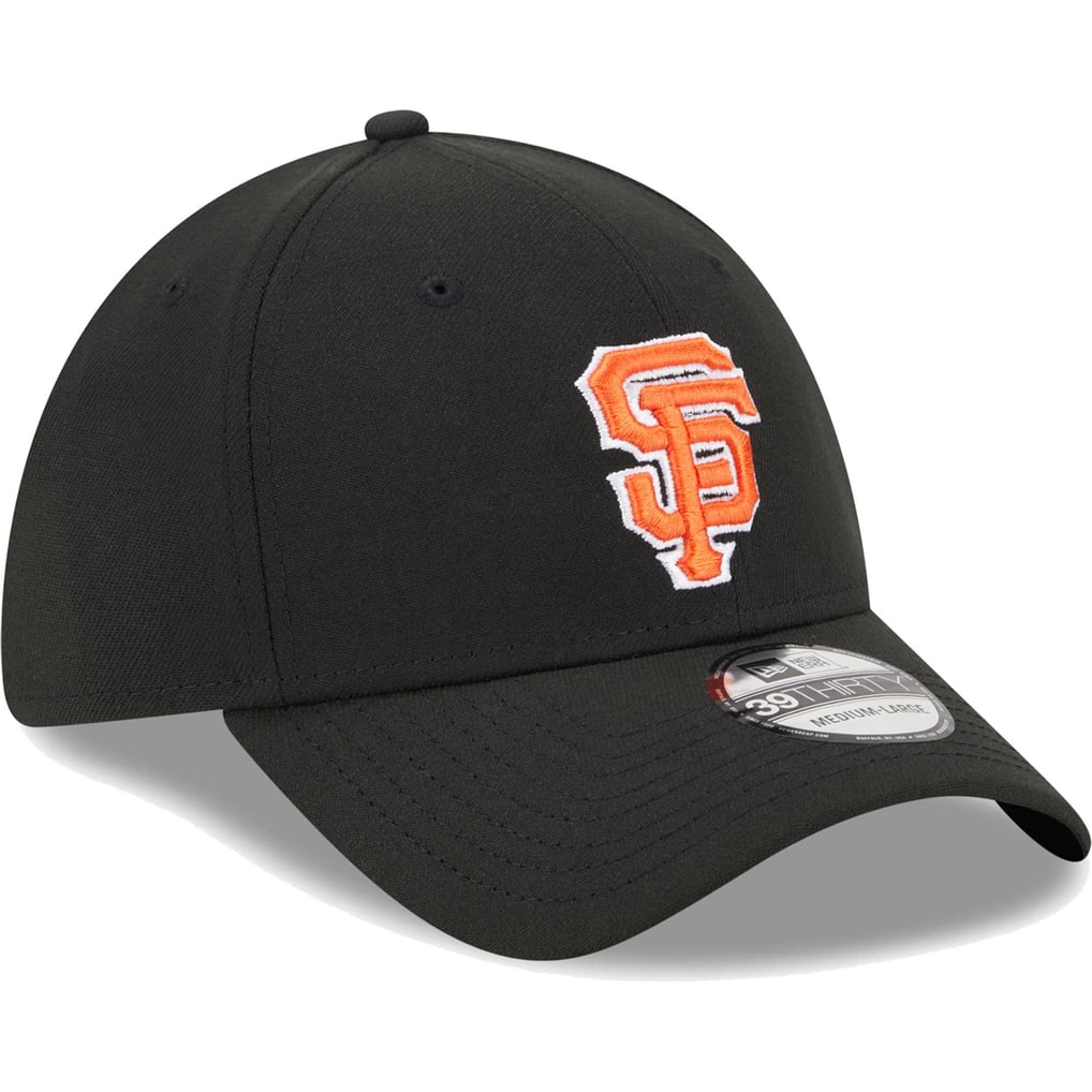 San Francisco Giants New Era Logo 39THIRTY Flex Hat - Black