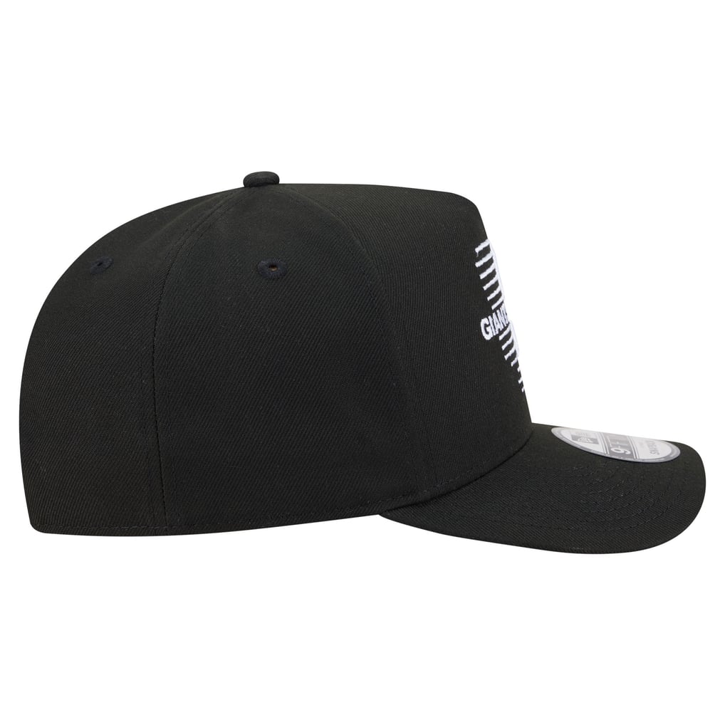  San Francisco Giants New Era Motion A-Frame 9FIFTY Snapback Hat - Black