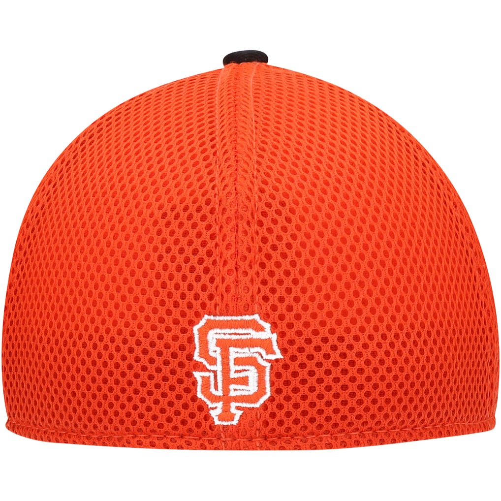 San Francisco Giants New Era Neon Back Flip 39THIRTY Flex Hat - Black