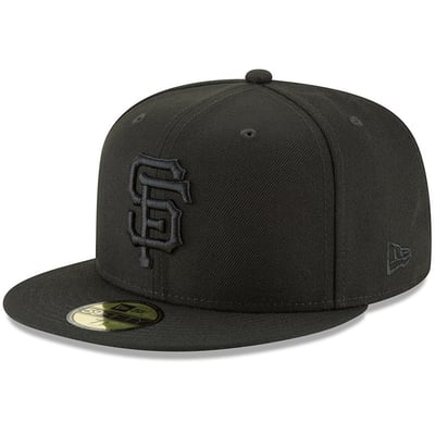 San Francisco Giants New Era Primary Logo Basic 59FIFTY Fitted Hat - Black