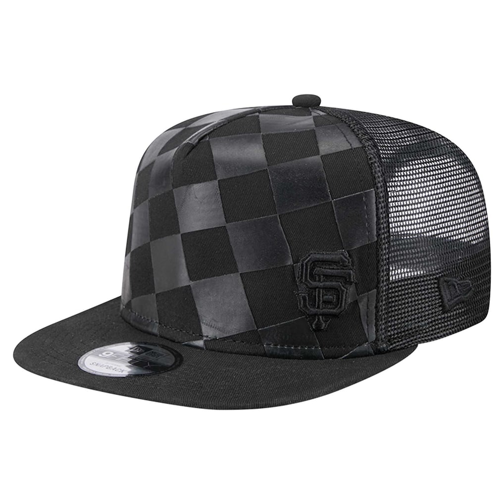 San Francisco Giants New Era Score Check 9FIFTY A-Frame Trucker Snapback Hat - Black