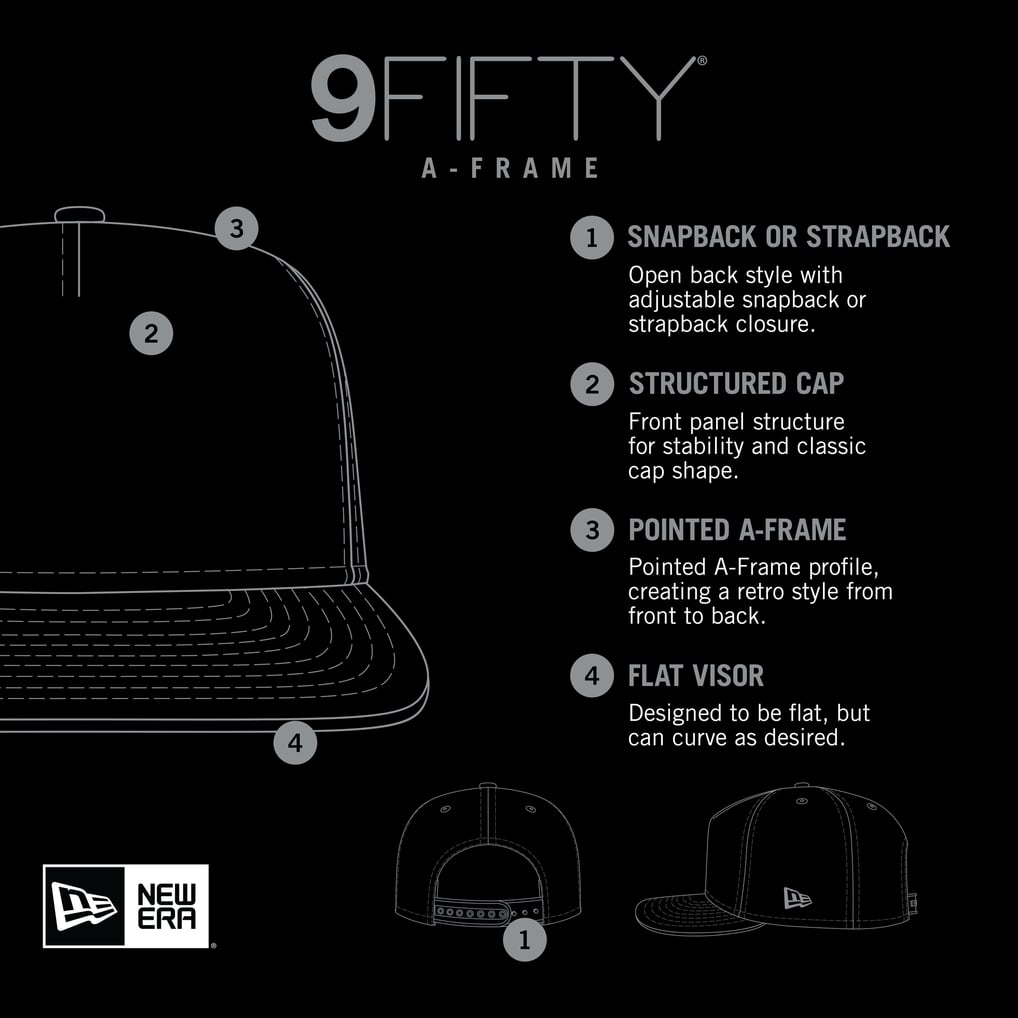 San Francisco Giants New Era Score Check 9FIFTY A-Frame Trucker Snapback Hat - Black