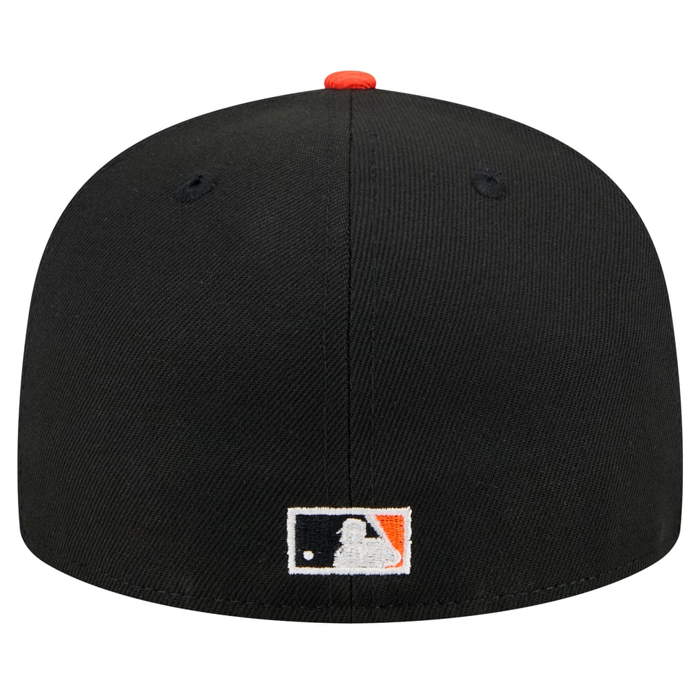San Francisco Giants New Era Shadow Stitch 59FIFTY Fitted Hat - Black