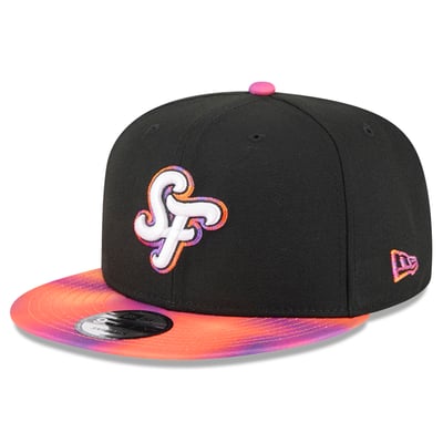  San Francisco Giants New Era 2025 City Connect 9FIFTY Snapback Hat - Black/Orange