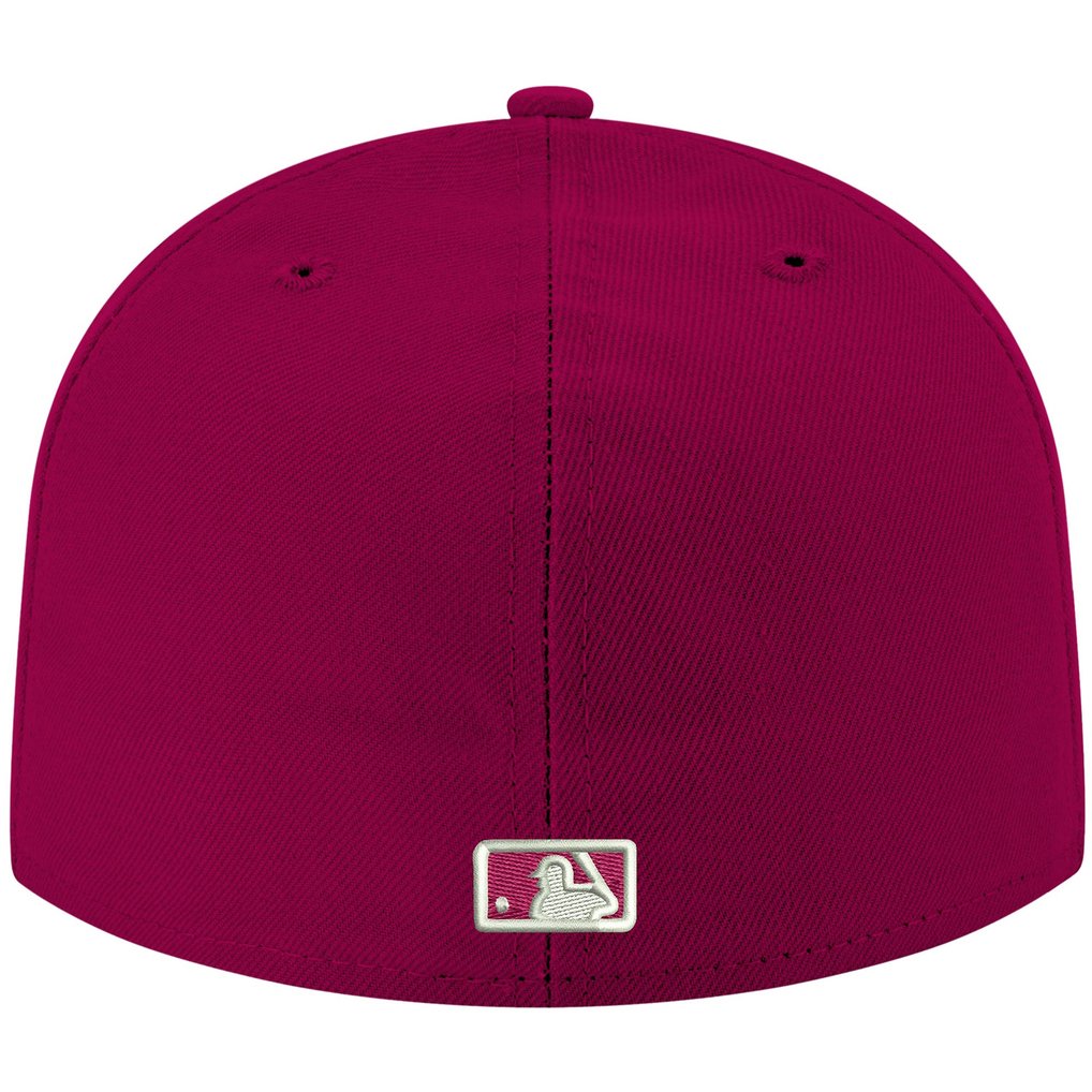 San Francisco Giants New Era White Logo 59FIFTY Fitted Hat - Cardinal 
