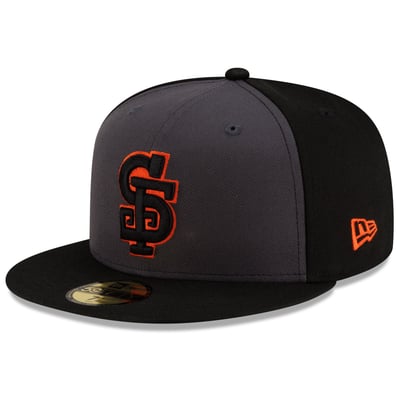  San Francisco Giants New Era Authentic Collection Alternate 59FIFTY Fitted Hat - Gray/Black