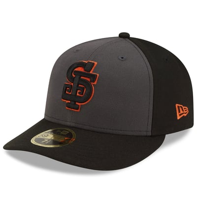  San Francisco Giants New Era Authentic Collection Alternate Low Profile 59FIFTY Fitted Hat - Gray/Black