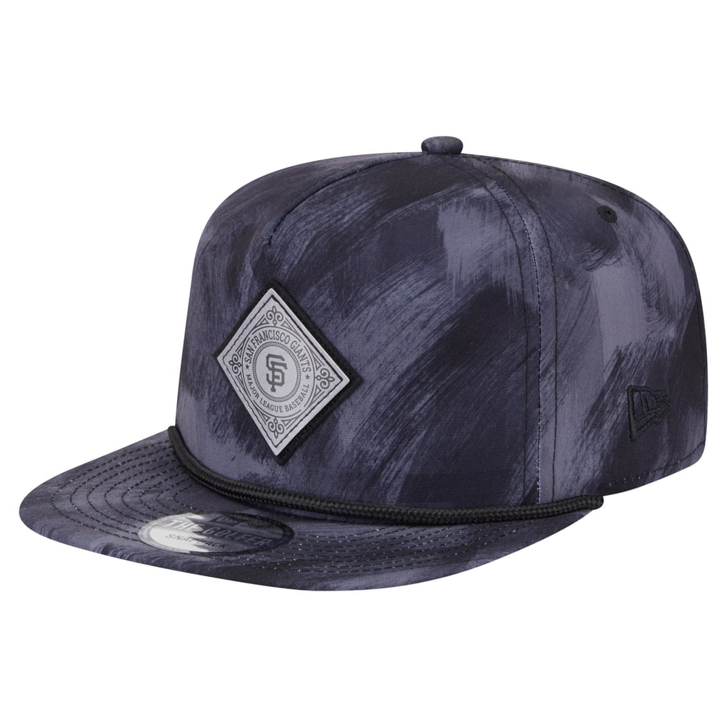 San Francisco Giants New Era Printed Golfer Snapback Hat - Navy