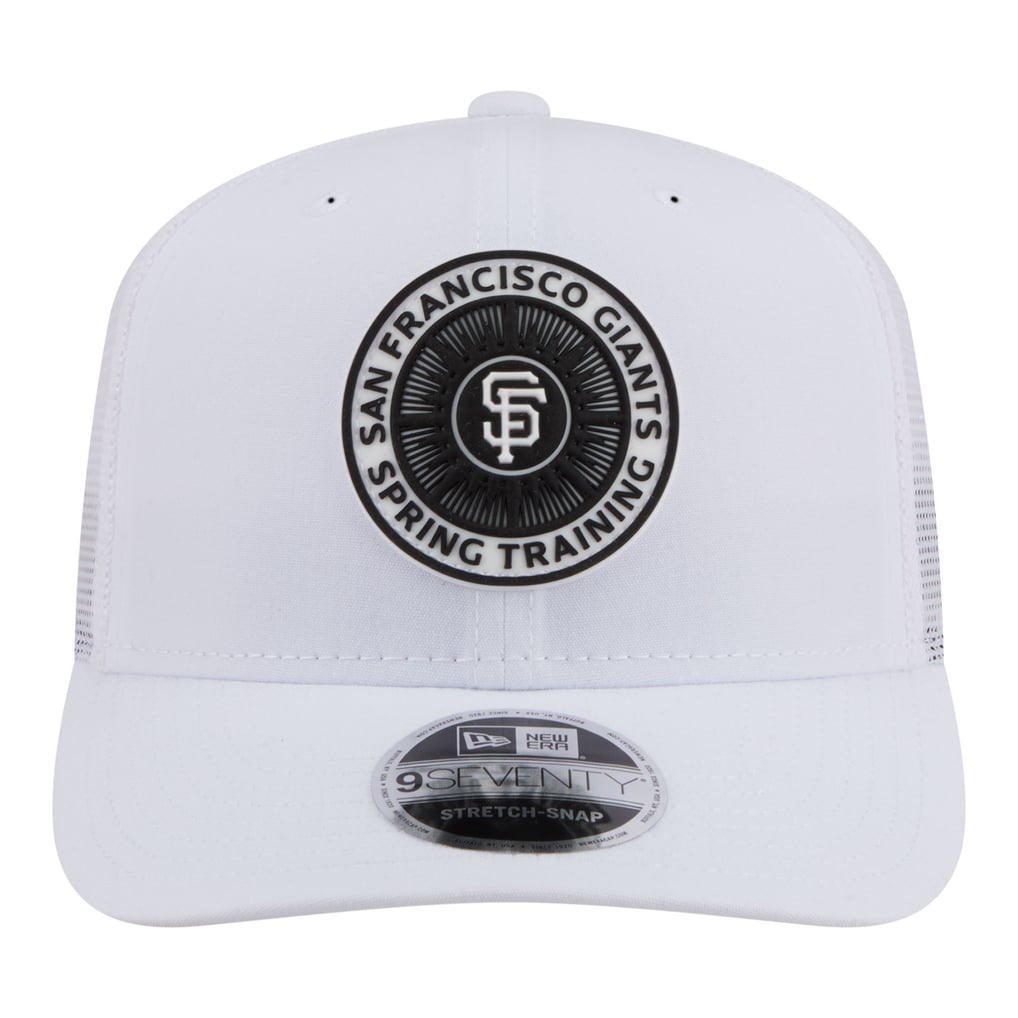  San Francisco Giants New Era 2026 Spring Training Fan Pack 9SEVENTY Adjustable Trucker Hat - White