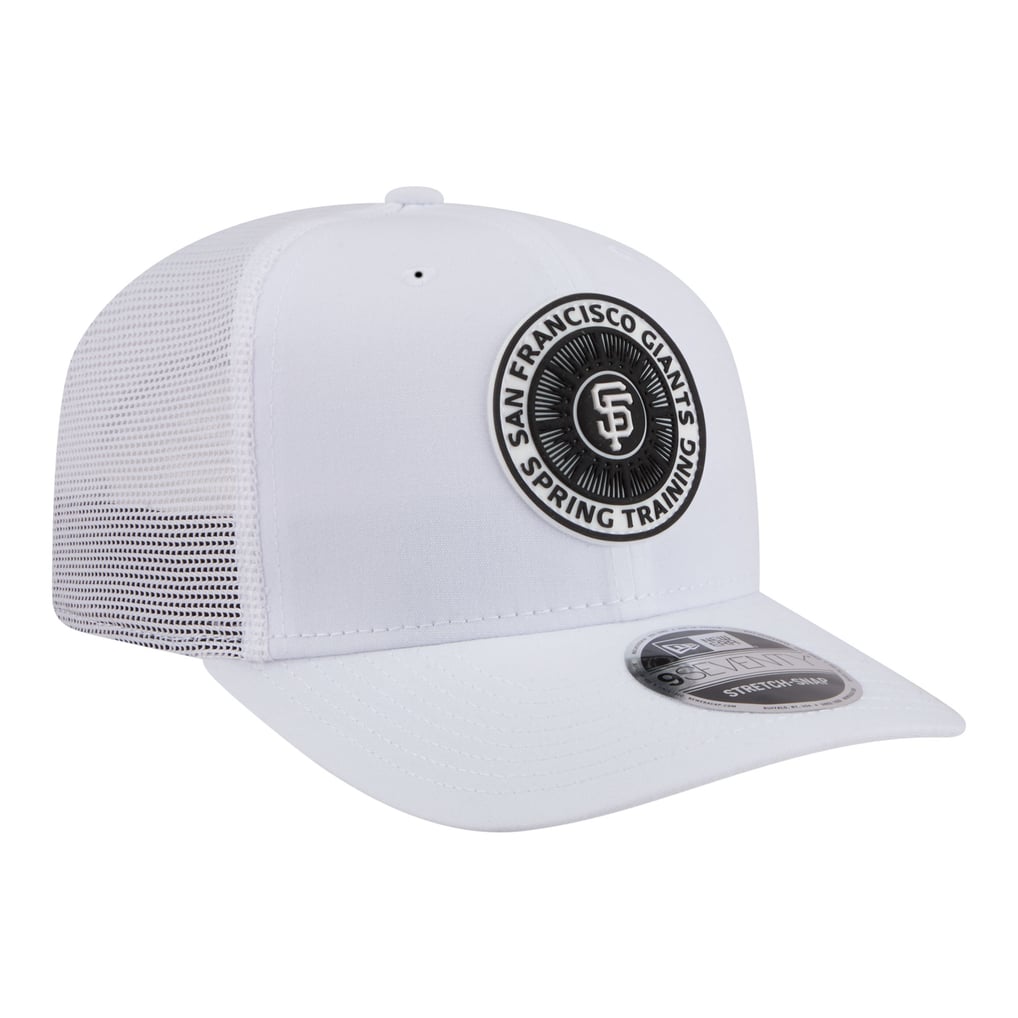  San Francisco Giants New Era 2026 Spring Training Fan Pack 9SEVENTY Adjustable Trucker Hat - White