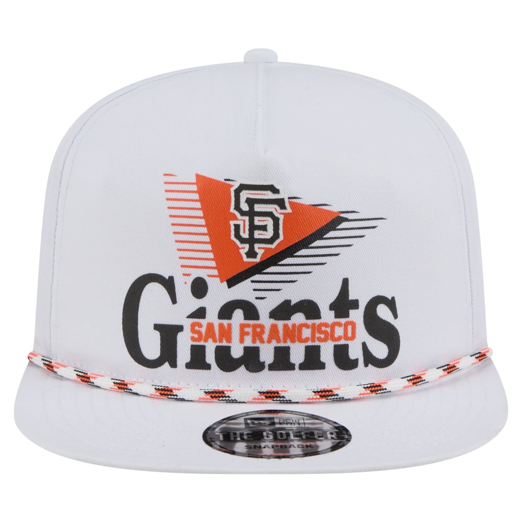  San Francisco Giants New Era Collide Golfer Snapback Hat - White