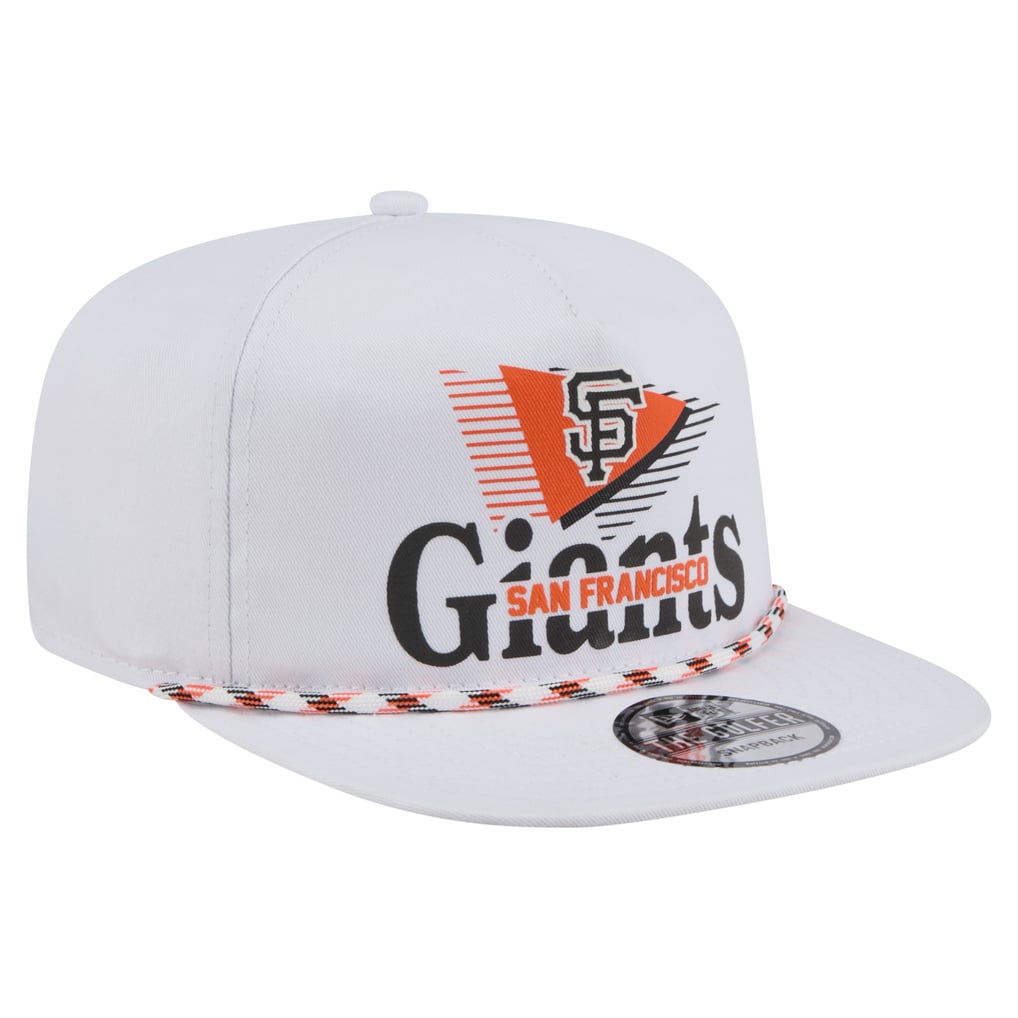  San Francisco Giants New Era Collide Golfer Snapback Hat - White