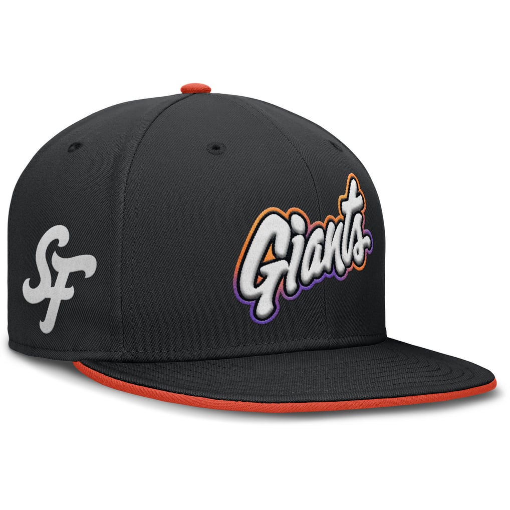  San Francisco Giants Nike 2025 City Connect True Performance Fitted Hat - Black