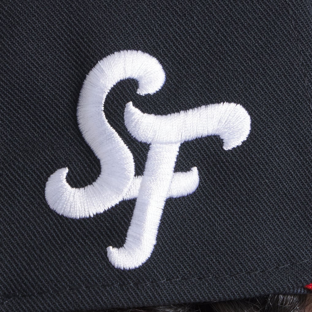  San Francisco Giants Nike 2025 City Connect True Performance Fitted Hat - Black