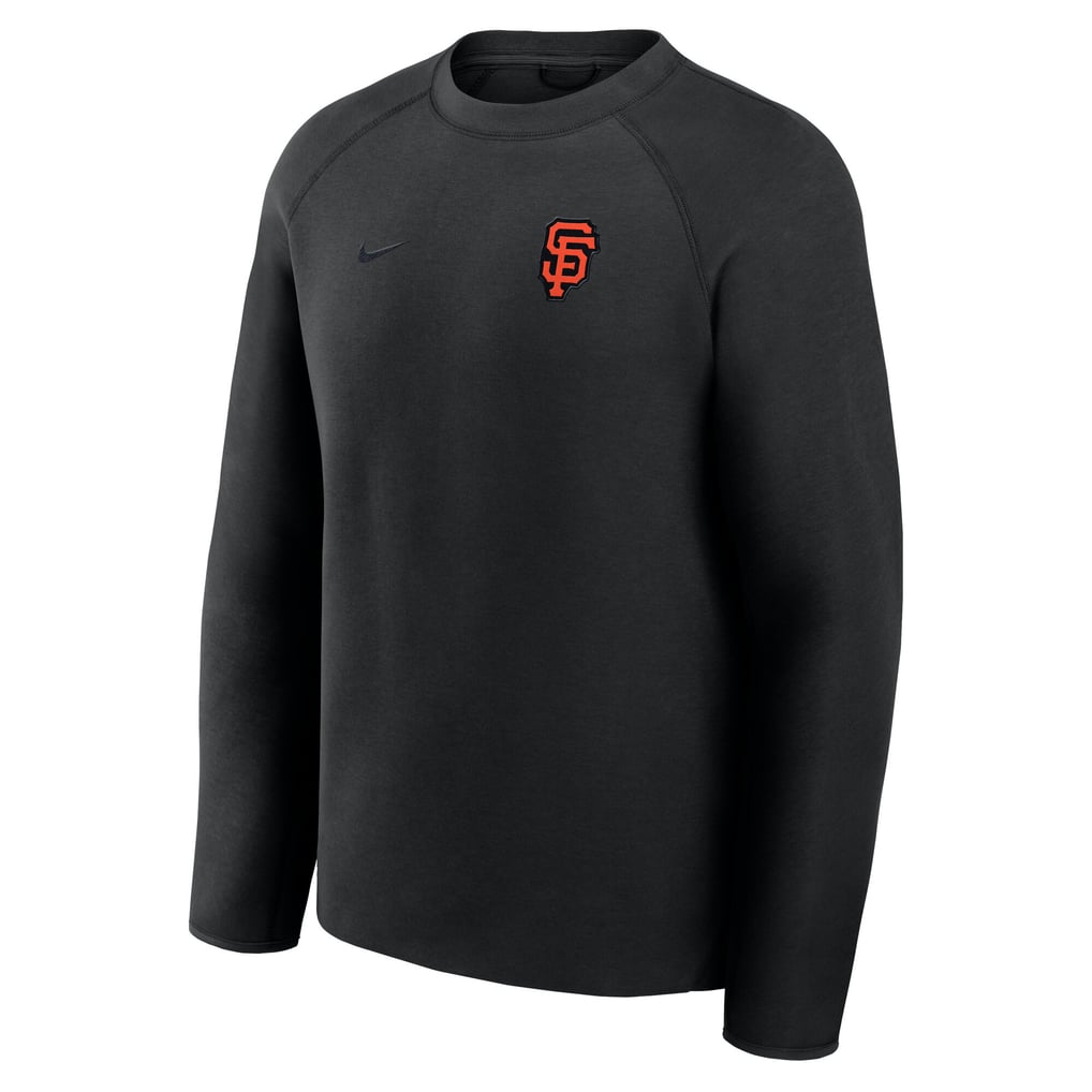 San Francisco Giants Nike Tech Fleece Raglan Sweatshirt - Black
