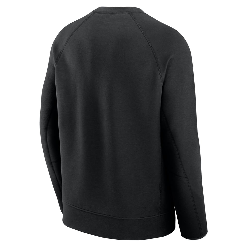 San Francisco Giants Nike Tech Fleece Raglan Sweatshirt - Black