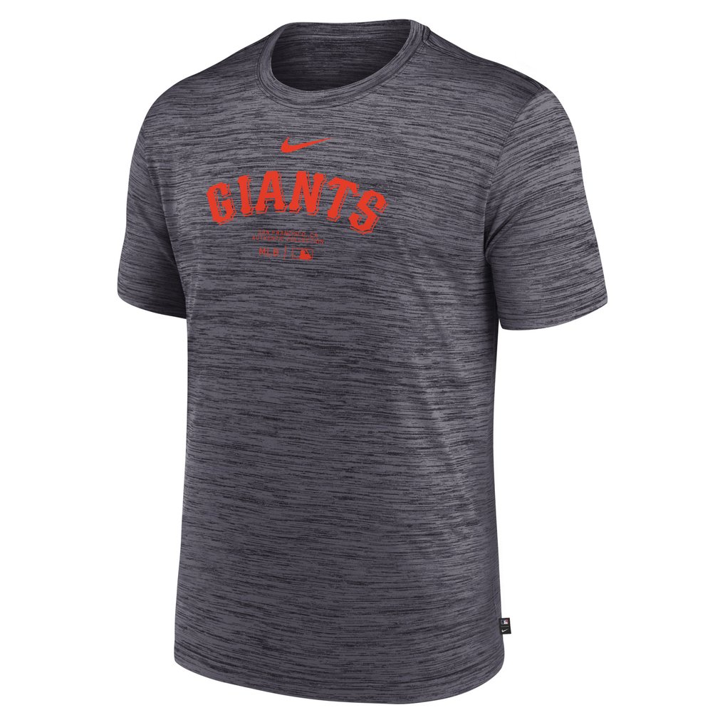 San Francisco Giants Nike Authentic Collection Velocity Performance Practice T-Shirt - Charcoal