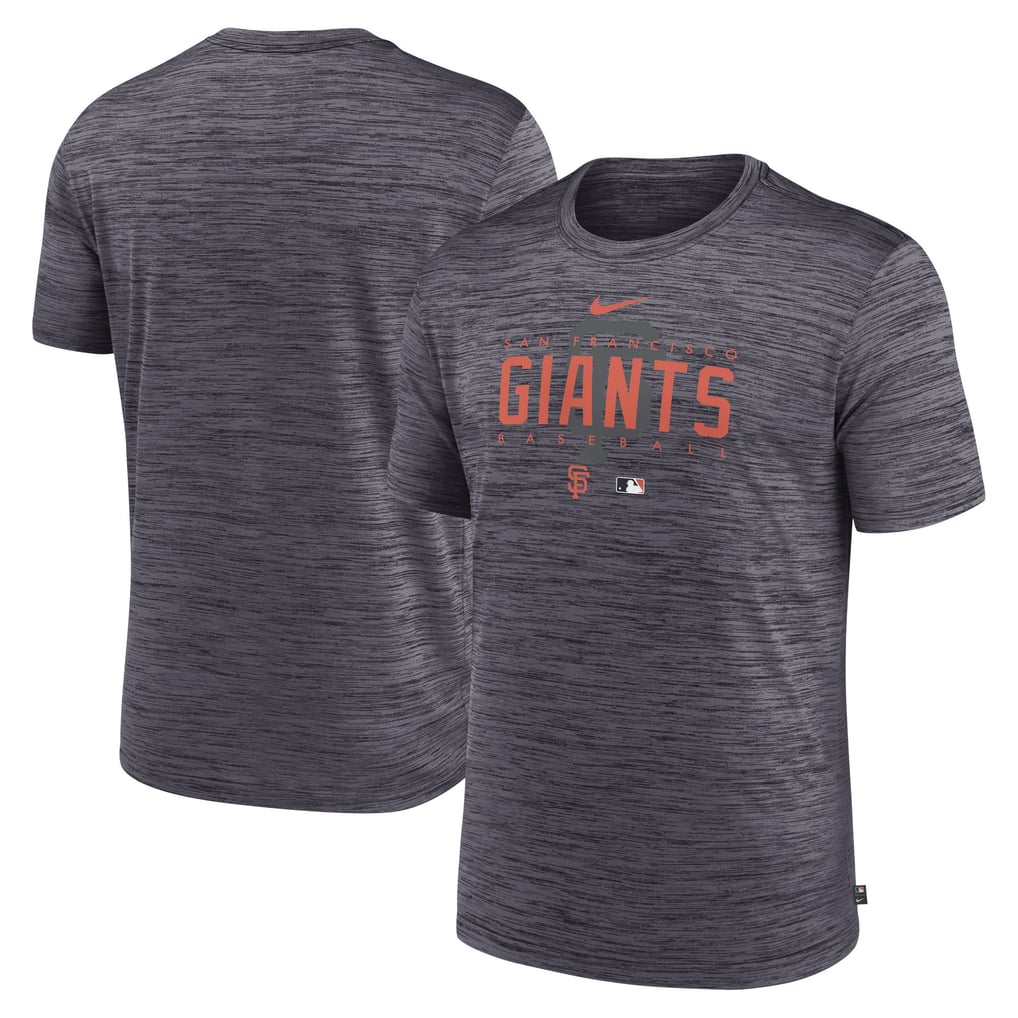 San Francisco Giants Nike Authentic Collection Velocity Performance Practice T-Shirt - Heather Charcoal