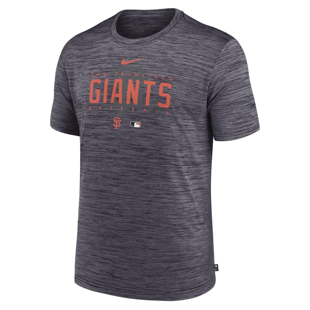 San Francisco Giants Nike Authentic Collection Velocity Performance Practice T-Shirt - Heather Charcoal