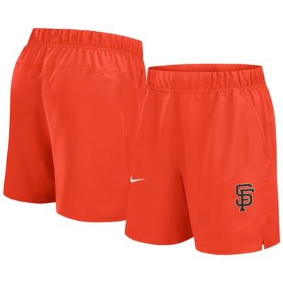San Francisco Giants Nike Woven Victory Dri-FIT Shorts - Orange