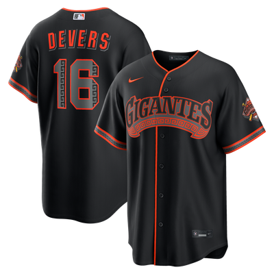 Rafael Devers San Francisco Giants Nike Alternate Stadium Jersey - Black