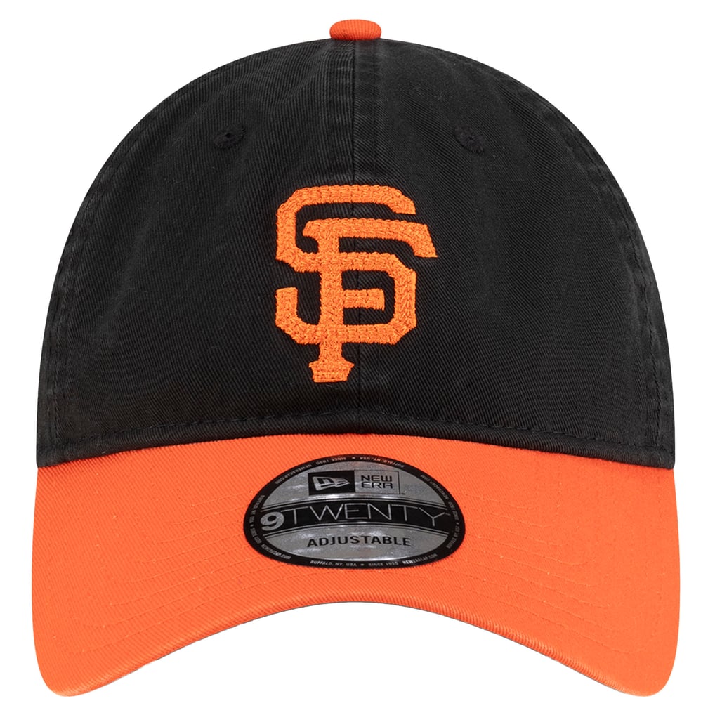  San Francisco Giants OVO x New Era Washed 9TWENTY Adjustable Hat - Black/Orange
