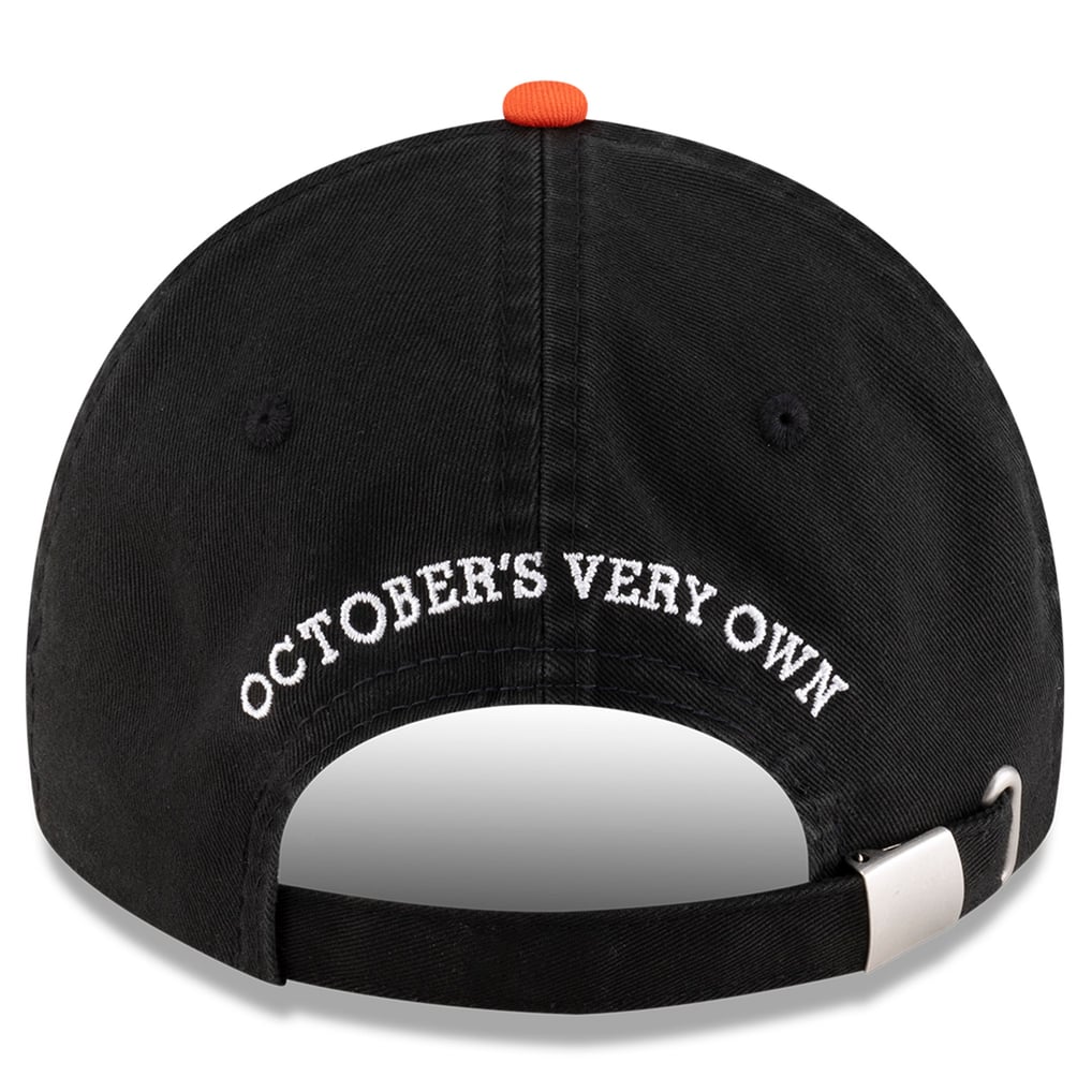  San Francisco Giants OVO x New Era Washed 9TWENTY Adjustable Hat - Black/Orange
