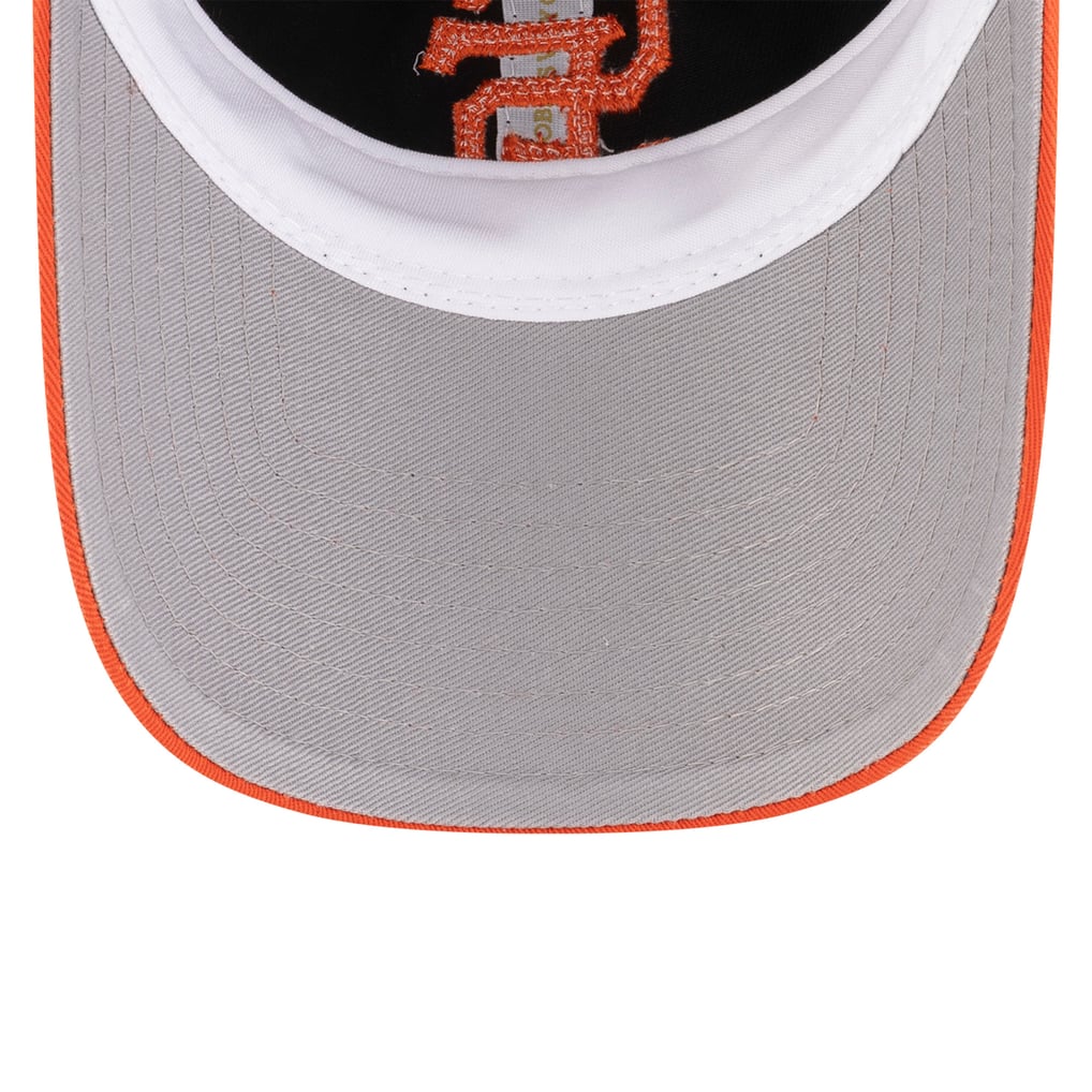  San Francisco Giants OVO x New Era Washed 9TWENTY Adjustable Hat - Black/Orange