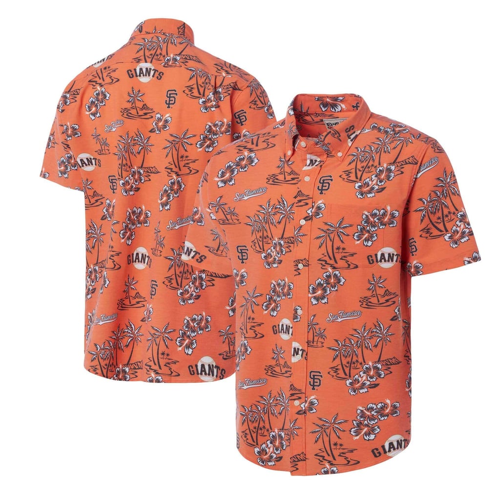 San Francisco Giants Reyn Spooner Big & Tall Kekai Performance Tri-Blend Button-Down Shirt - Orange