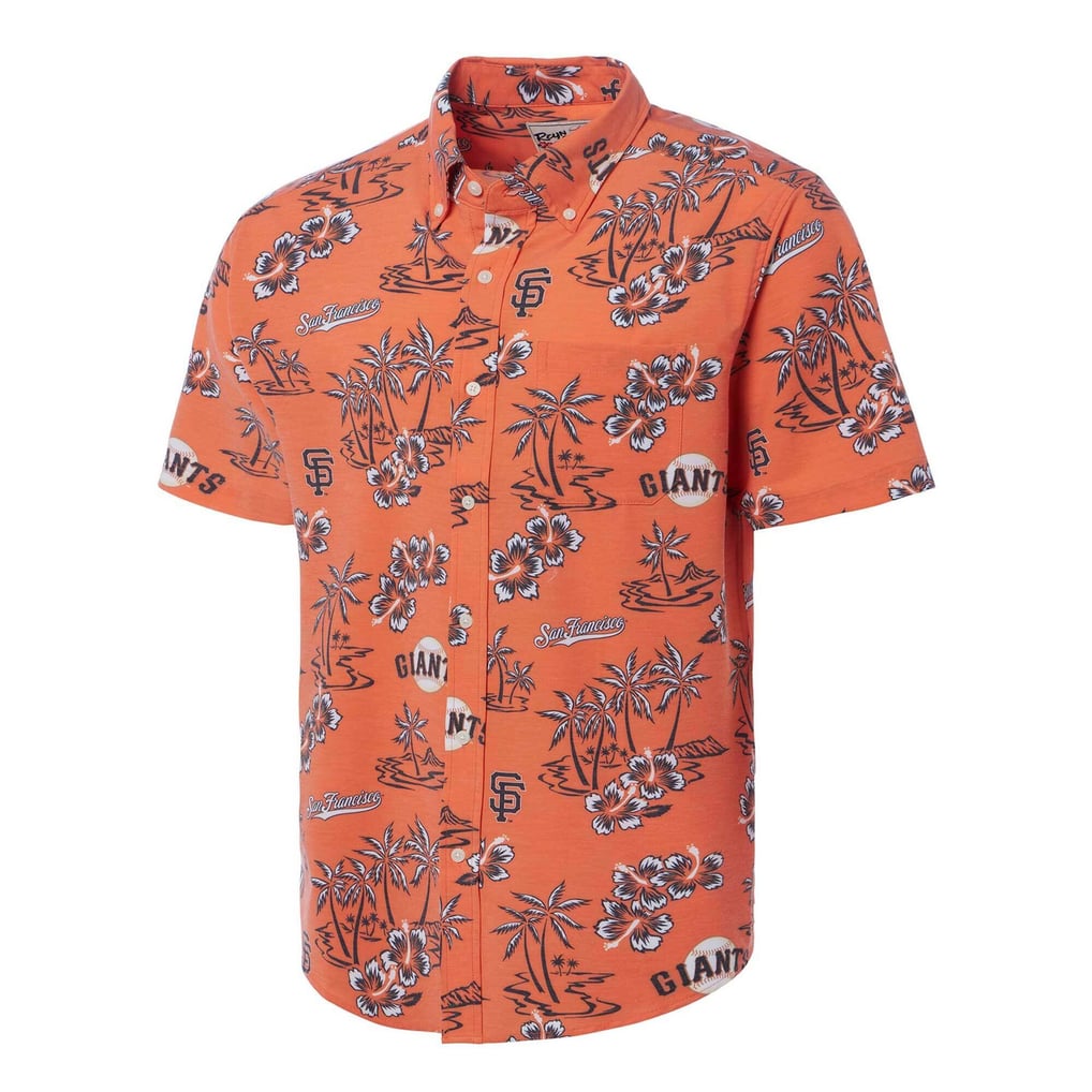 San Francisco Giants Reyn Spooner Big & Tall Kekai Performance Tri-Blend Button-Down Shirt - Orange