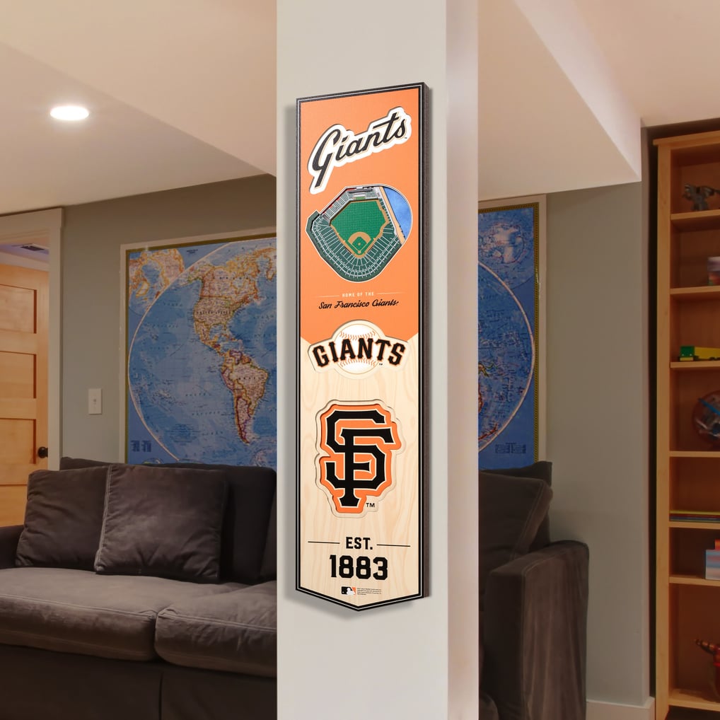 San Francisco Giants 8'' x 32'' 3D StadiumView Banner