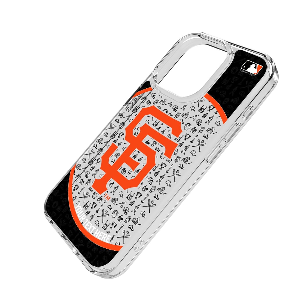 San Francisco Giants Circle Design iPhone Clear Case