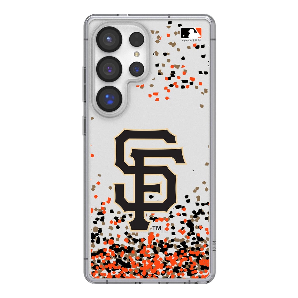 San Francisco Giants Galaxy S8 Confetti Design Clear Case