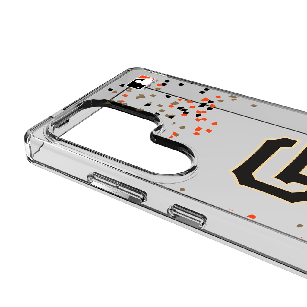San Francisco Giants Galaxy S8 Confetti Design Clear Case