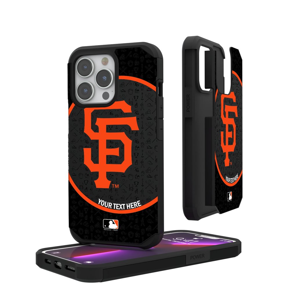 San Francisco Giants iPhone Circle Design Personalized Rugged Case