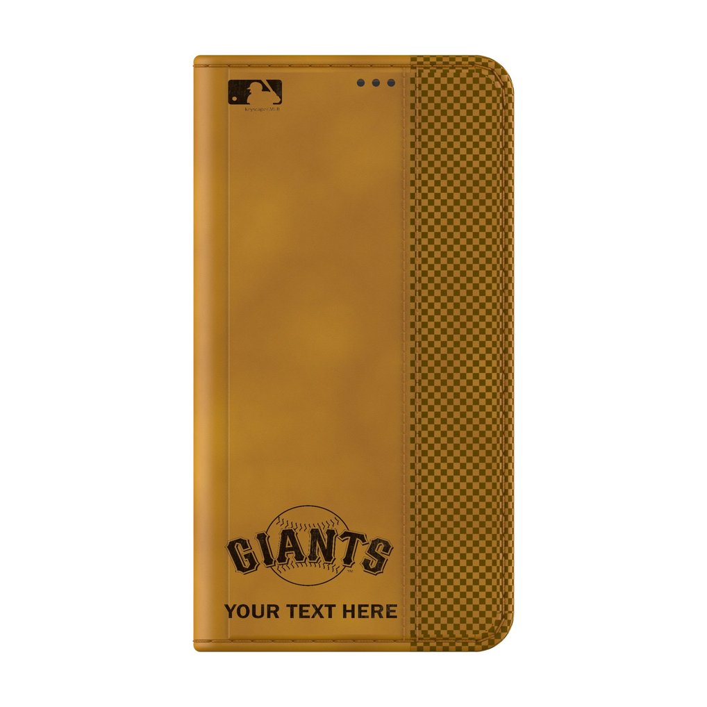 San Francisco Giants Personalized Burn Design Galaxy Folio Case