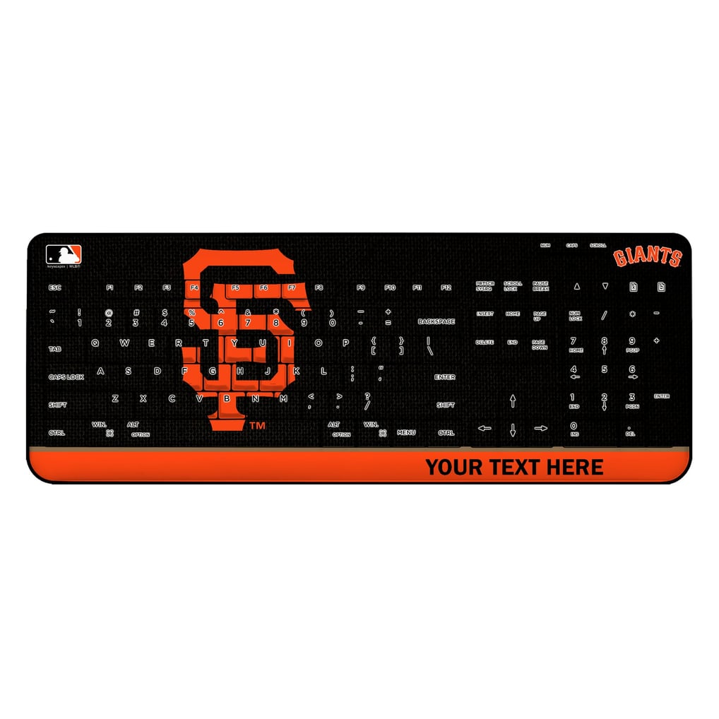 San Francisco Giants Personalized Wireless Keyboard