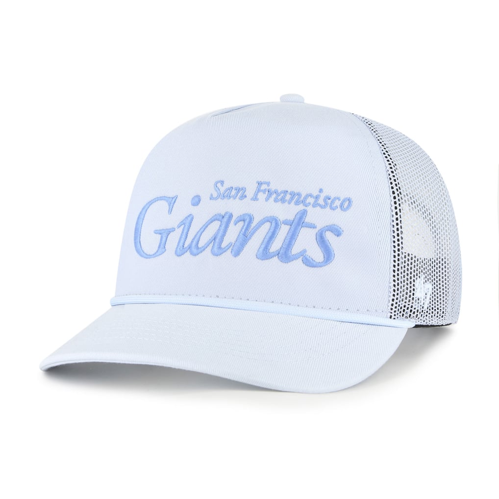 San Francisco Giants '47 Unisex Foundation Script Hitch Adjustable Trucker Hat - Light Blue
