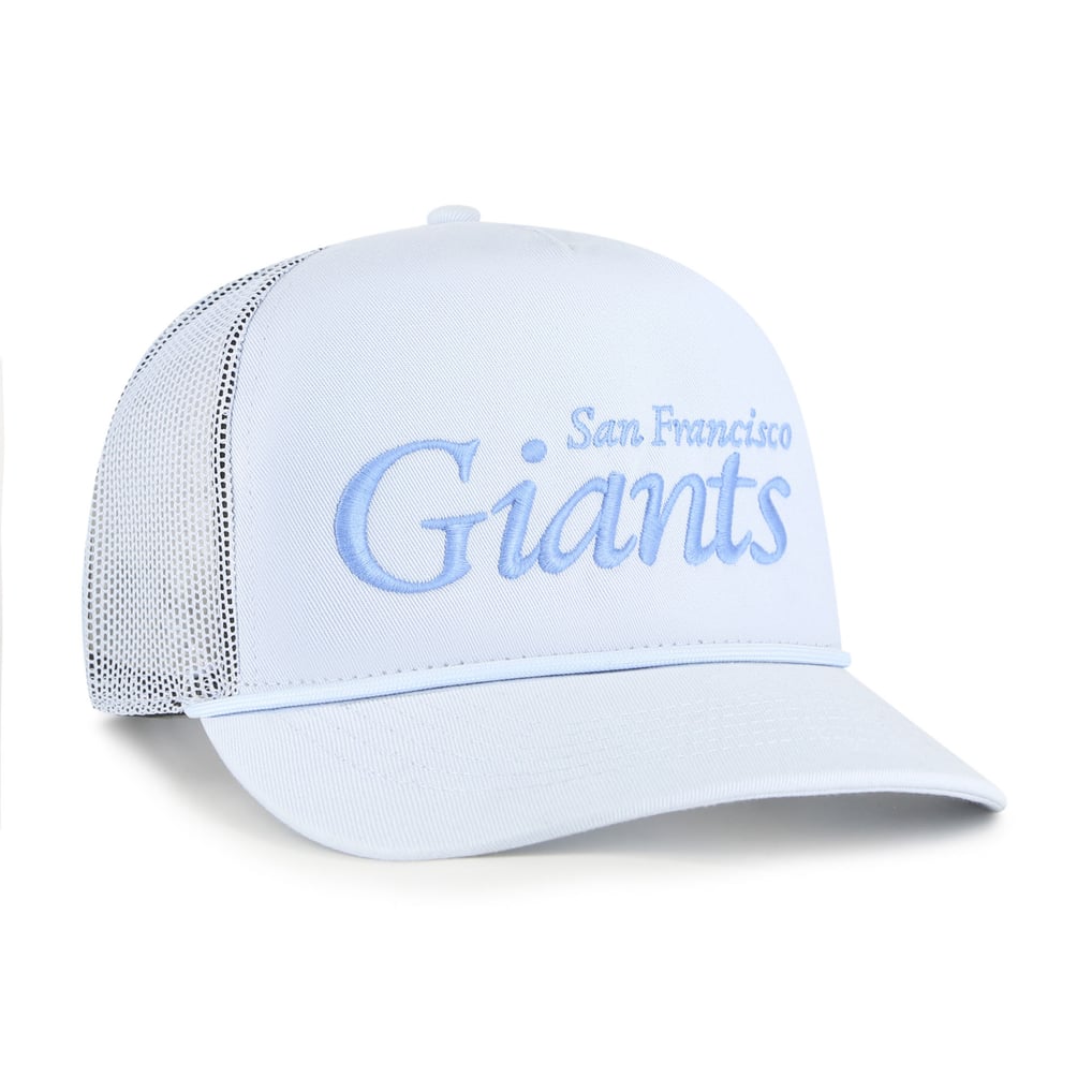 San Francisco Giants '47 Unisex Foundation Script Hitch Adjustable Trucker Hat - Light Blue