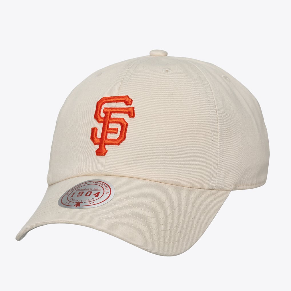 San Francisco Giants Mitchell & Ness Unisex Off-Season 1904 Strapback Adjustable Hat - Cream